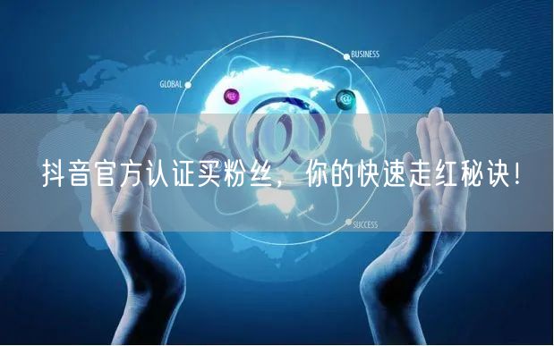 抖音官方认证买粉丝，你的快速走红秘诀！