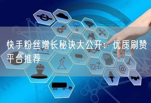 快手粉丝增长秘诀大公开：优质刷赞平台推荐