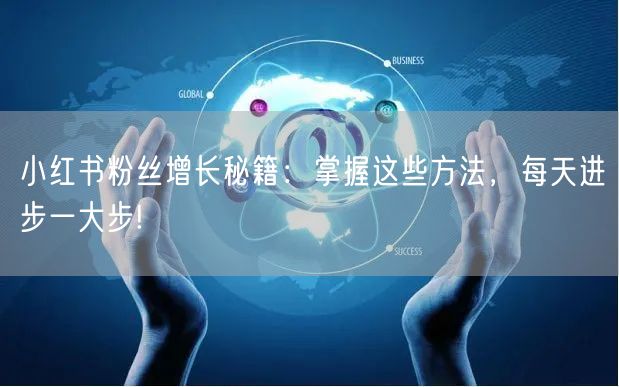 小红书粉丝增长秘籍：掌握这些方法，每天进步一大步!