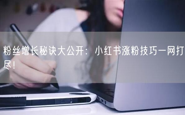 粉丝增长秘诀大公开：小红书涨粉技巧一网打尽！