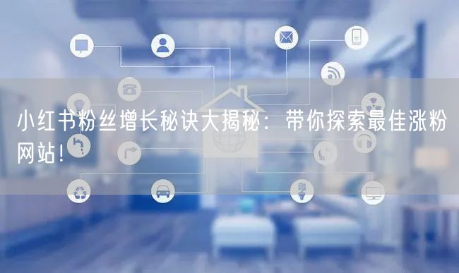 小红书粉丝增长秘诀大揭秘：带你探索最佳涨粉网站！