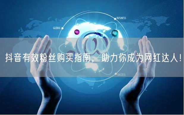抖音有效粉丝购买指南，助力你成为网红达人！
