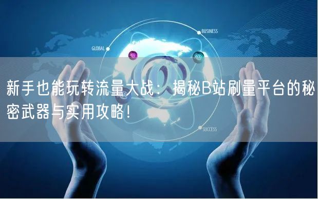 新手也能玩转流量大战：揭秘B站刷量平台的秘密武器与实用攻略！