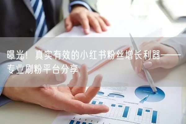 曝光！真实有效的小红书粉丝增长利器——专业刷粉平台分享