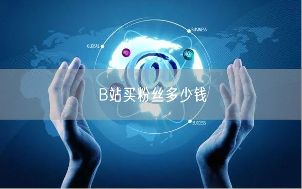 B站买粉丝多少钱