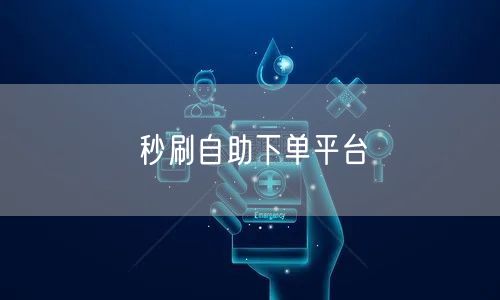 秒刷自助下单平台