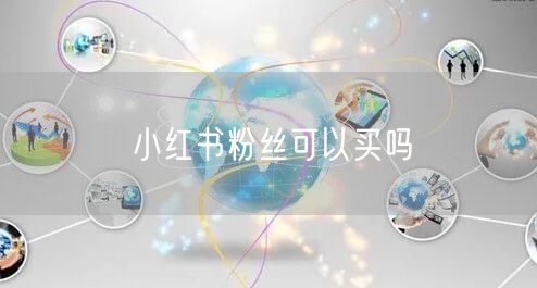 小红书粉丝可以买吗