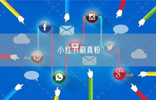 小红书刷真粉