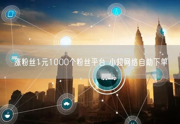 涨粉丝1元1000个粉丝平台 小超网络自助下单