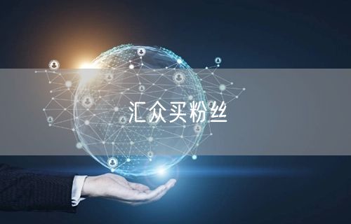 汇众买粉丝