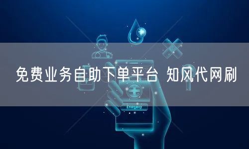 免费业务自助下单平台 知风代网刷