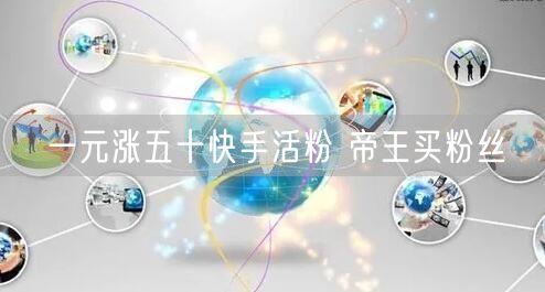 一元涨五十快手活粉 帝王买粉丝