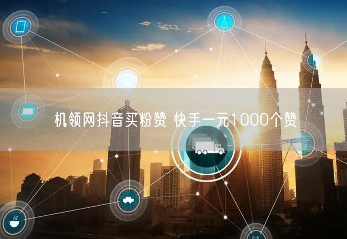 机领网抖音买粉赞 快手一元1000个赞