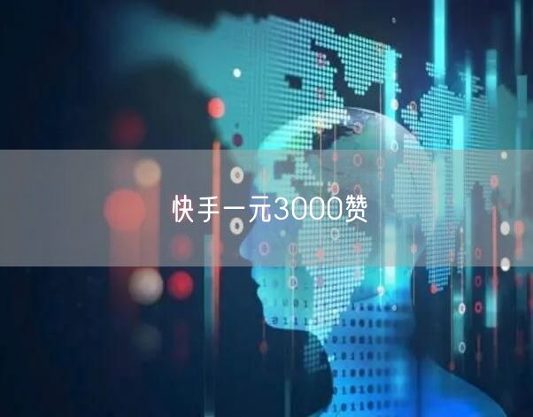 快手一元3000赞