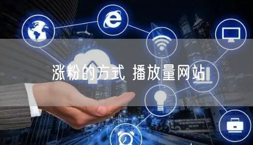 涨粉的方式 播放量网站